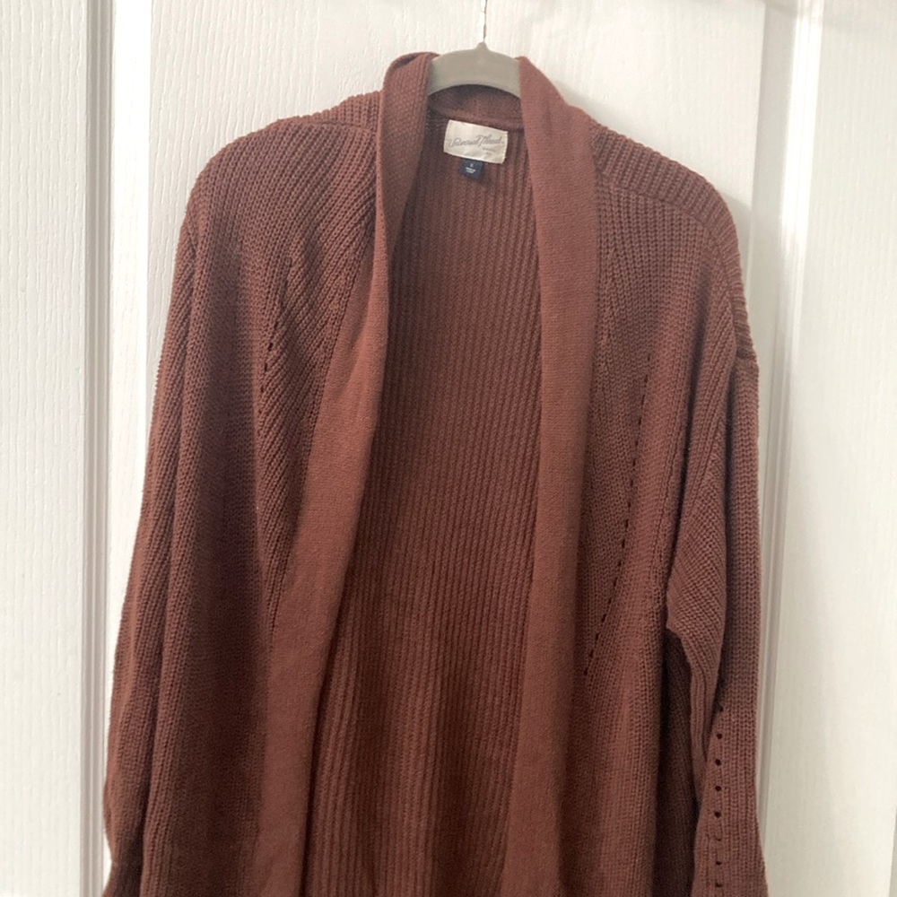 Long knit cozy sweater